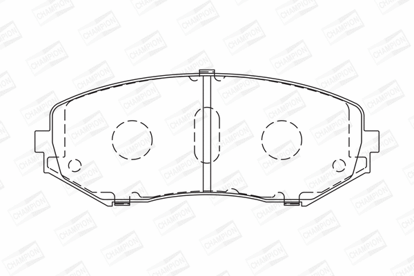 Brake Pad Set, disc brake (572584CH)