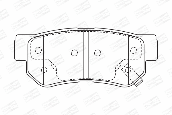 Brake Pad Set, disc brake (572557CH)