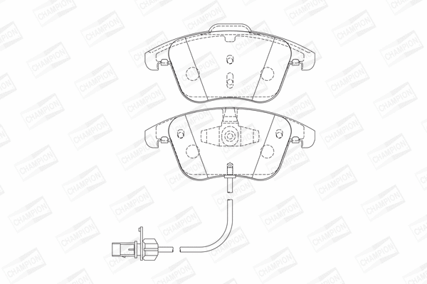 Brake Pad Set, disc brake (573258CH)