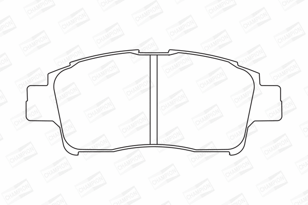 Brake Pad Set, disc brake (572404CH)