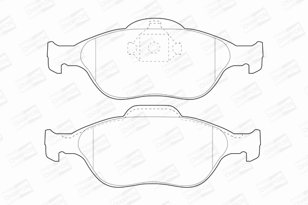 Brake Pad Set, disc brake (573041CH)
