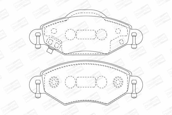 Brake Pad Set, disc brake (572510CH)