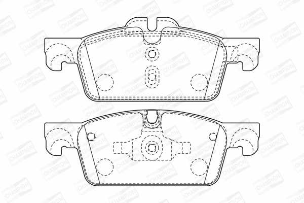 Brake Pad Set, disc brake (573647CH)