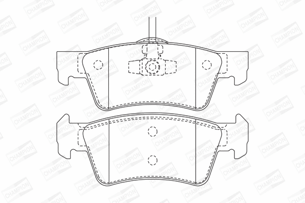 Brake Pad Set, disc brake (573301CH)