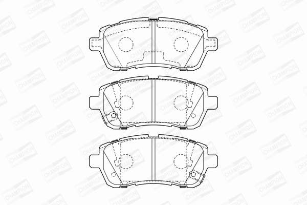 Brake Pad Set, disc brake (573648CH)