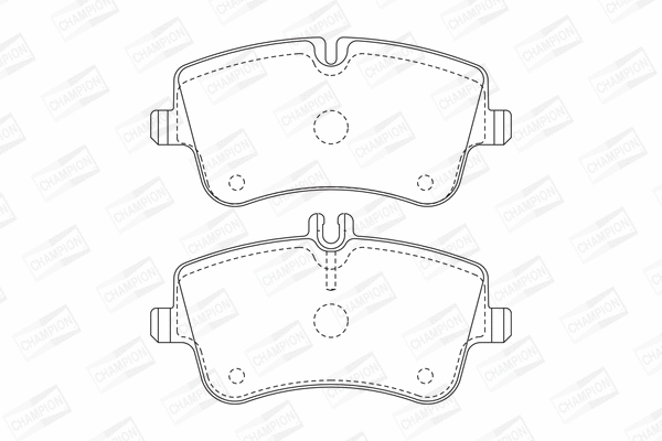 Brake Pad Set, disc brake (571987CH)