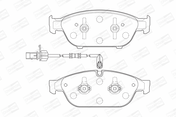 Brake Pad Set, disc brake (573381CH)