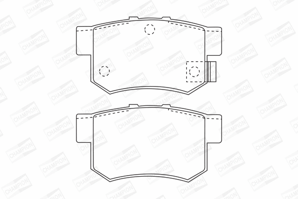 Brake Pad Set, disc brake (572138CH)