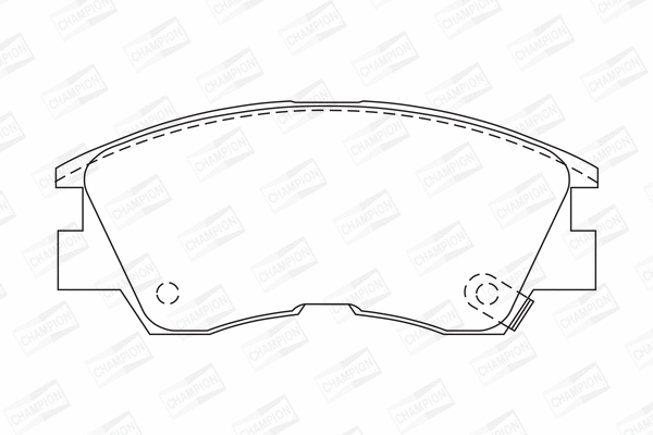 Brake Pad Set, disc brake (572281CH)
