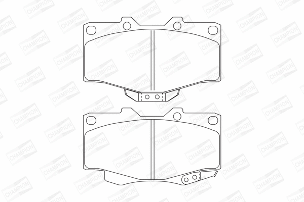 Brake Pad Set, disc brake (572140CH)