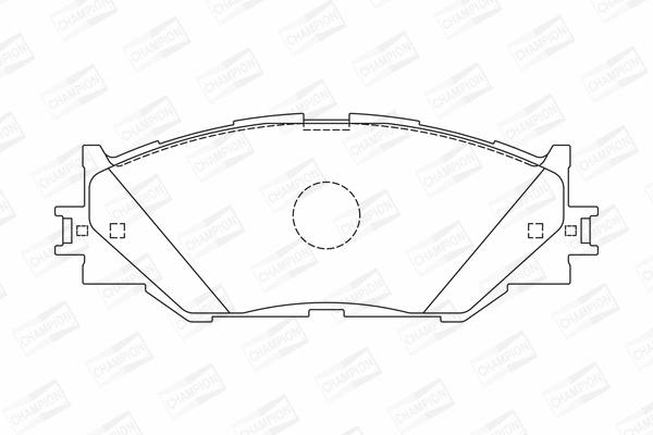 Brake Pad Set, disc brake (572620CH)