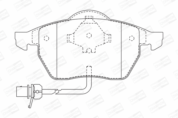 Brake Pad Set, disc brake (573022CH)