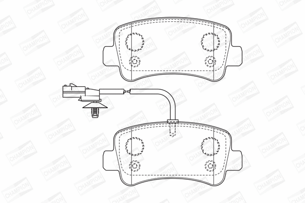 Brake Pad Set, disc brake (573359CH)