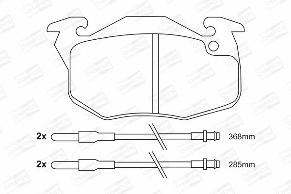 Brake Pad Set, disc brake (571525CH)