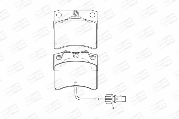 Brake Pad Set, disc brake (573046CH)