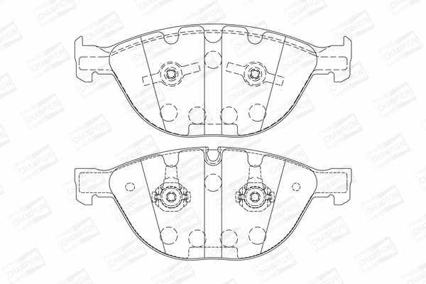 Brake Pad Set, disc brake (573150CH)