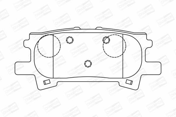 Brake Pad Set, disc brake (572621CH)