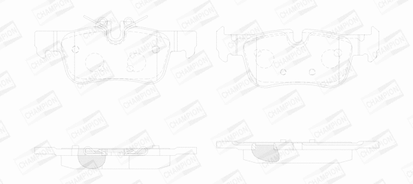 Brake Pad Set, disc brake (573767CH)
