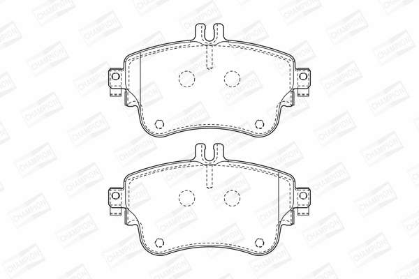 Brake Pad Set, disc brake (573402CH)