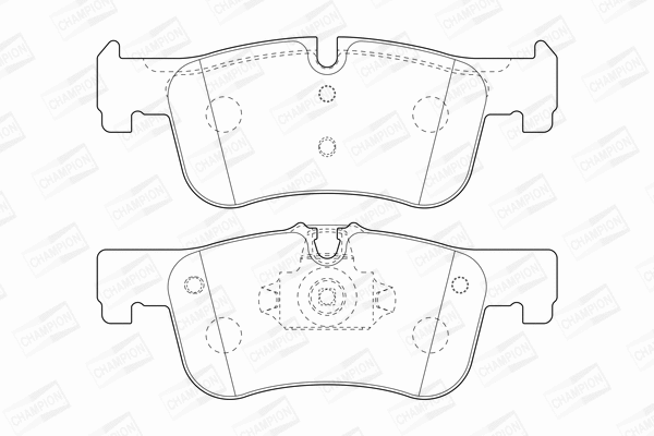 Brake Pad Set, disc brake (573437CH)