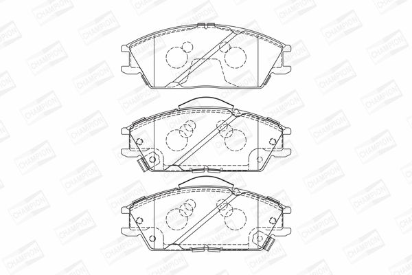 Brake Pad Set, disc brake (572268CH)