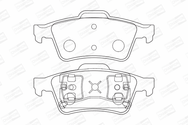 Brake Pad Set, disc brake (573018CH)