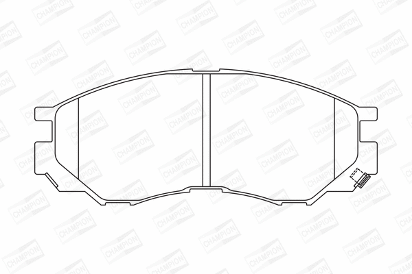 Brake Pad Set, disc brake (572419CH)