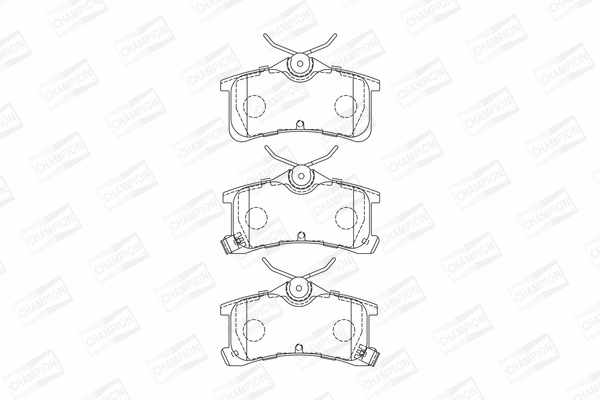 Brake Pad Set, disc brake (572520CH)