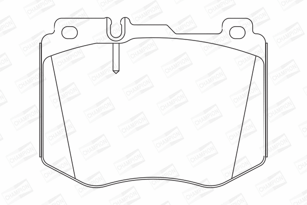 Brake Pad Set, disc brake (573608CH)