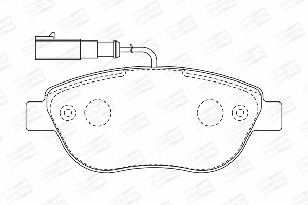 Brake Pad Set, disc brake (573165CH)