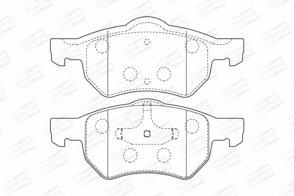 Brake Pad Set, disc brake (572509CH)