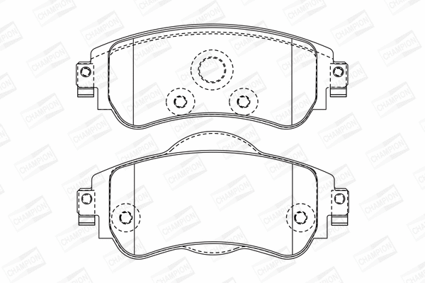 Brake Pad Set, disc brake (573399CH)