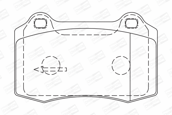 Brake Pad Set, disc brake (573149CH)