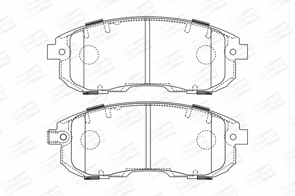 Brake Pad Set, disc brake (573646CH)