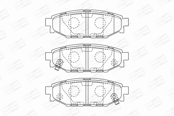Brake Pad Set, disc brake (573380CH)