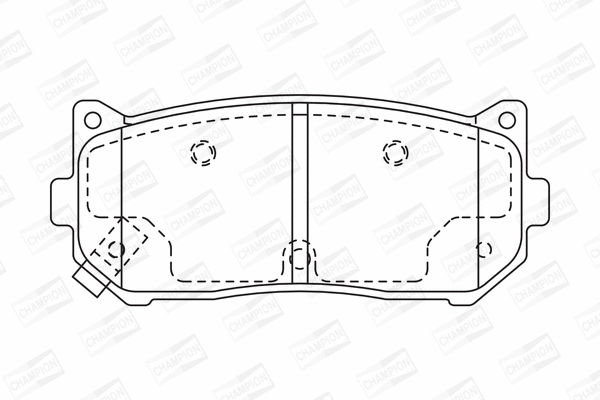 Brake Pad Set, disc brake (572556CH)