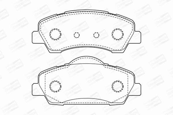 Brake Pad Set, disc brake (573461CH)