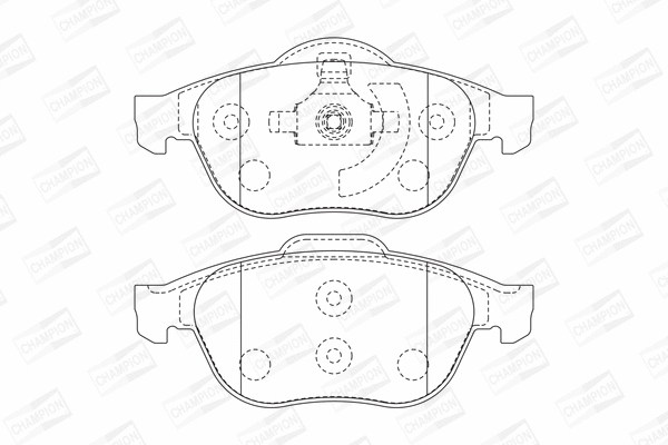 Brake Pad Set, disc brake (573025CH)