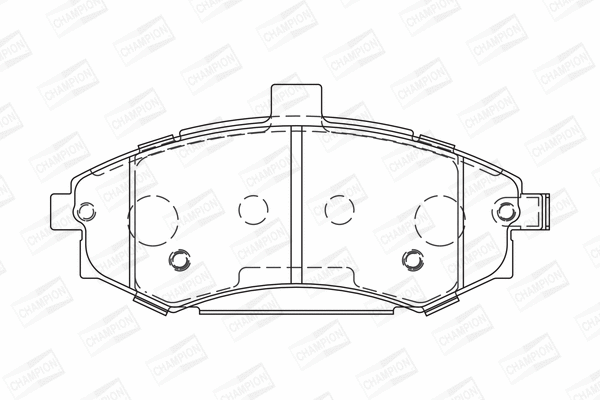 Brake Pad Set, disc brake (572513CH)