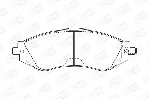 Brake Pad Set, disc brake (573718CH)