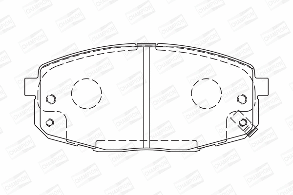 Brake Pad Set, disc brake (573730CH)