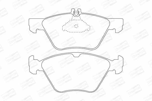 Brake Pad Set, disc brake (571876CH)