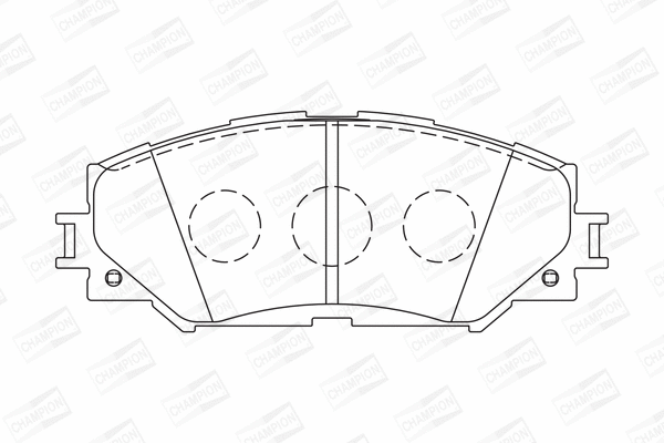 Brake Pad Set, disc brake (572598CH)