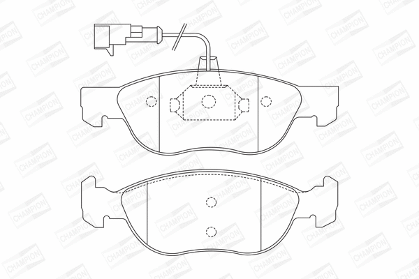 Brake Pad Set, disc brake (571883CH)