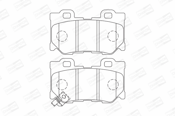 Brake Pad Set, disc brake (572659CH)