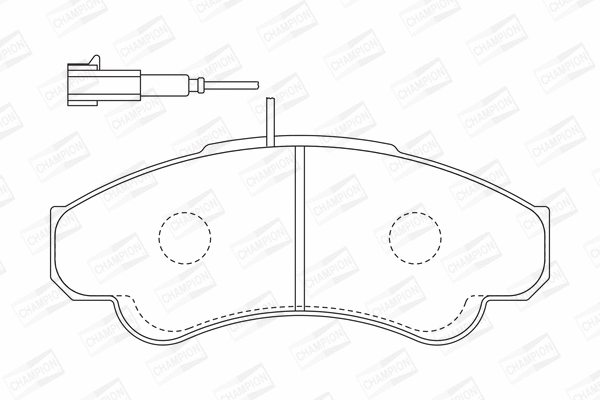 Brake Pad Set, disc brake (573114CH)