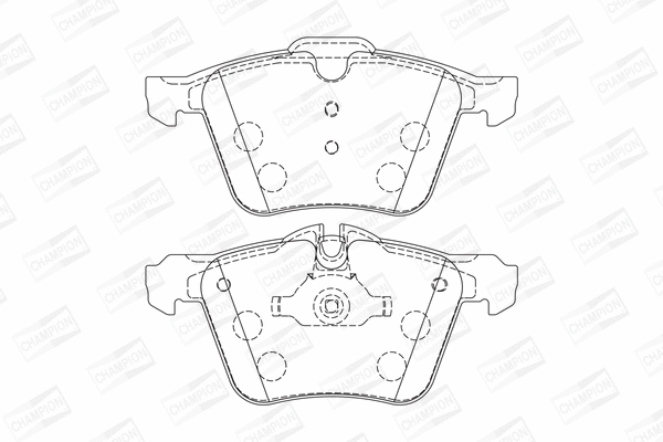 Brake Pad Set, disc brake (573346CH)