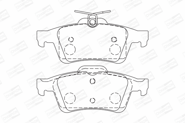 Brake Pad Set, disc brake (573732CH)