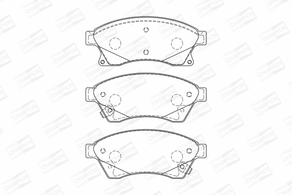 Brake Pad Set, disc brake (573332CH)