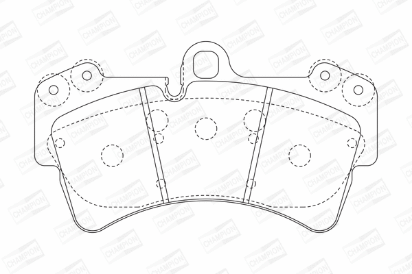 Brake Pad Set, disc brake (573282CH)